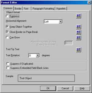 . 8.  Common  Format Editor